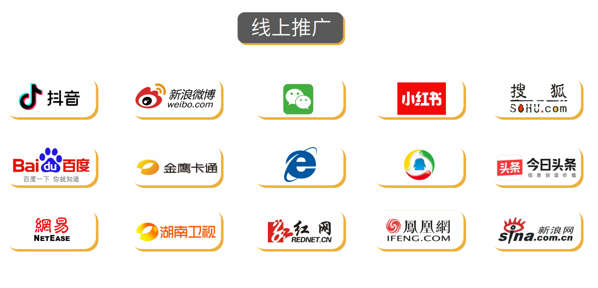 品牌推广 品牌推广 全方位,立体化,线上线下